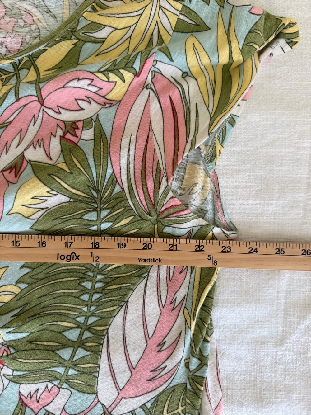 Talbots Plus 3x Petite Floral Print Shift Dress - Picture 8 of 9